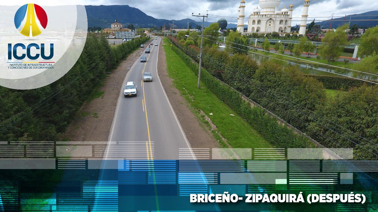 Intervenimos la vía Briceño &ndash; Zipaquirá para mejorar su estado de transitabilidad