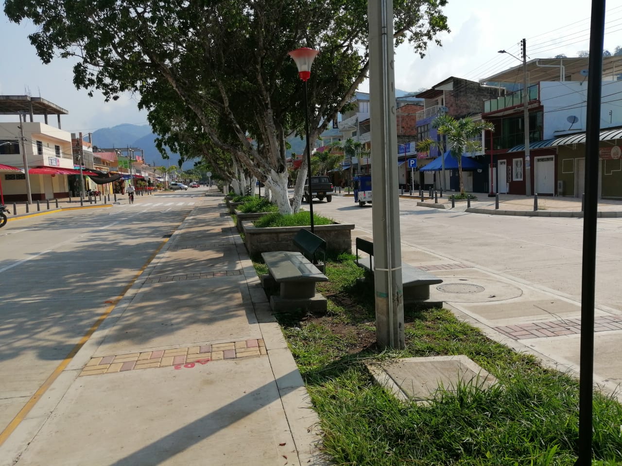 Mejoramiento de la Avenida Colombia en Apulo