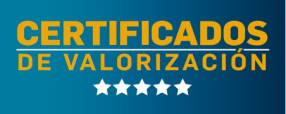 Foto: Certificado de Valorización