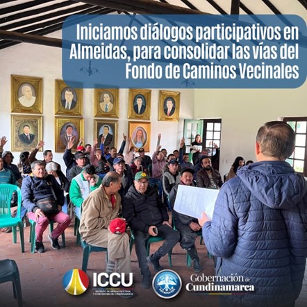 A través de diálogos participativos, la comunidad de Suesca nos ayudó a priorizar la vía Suesca - Hato Grande, debido a su importancia productiva y su conexión con varios municipios de la región.