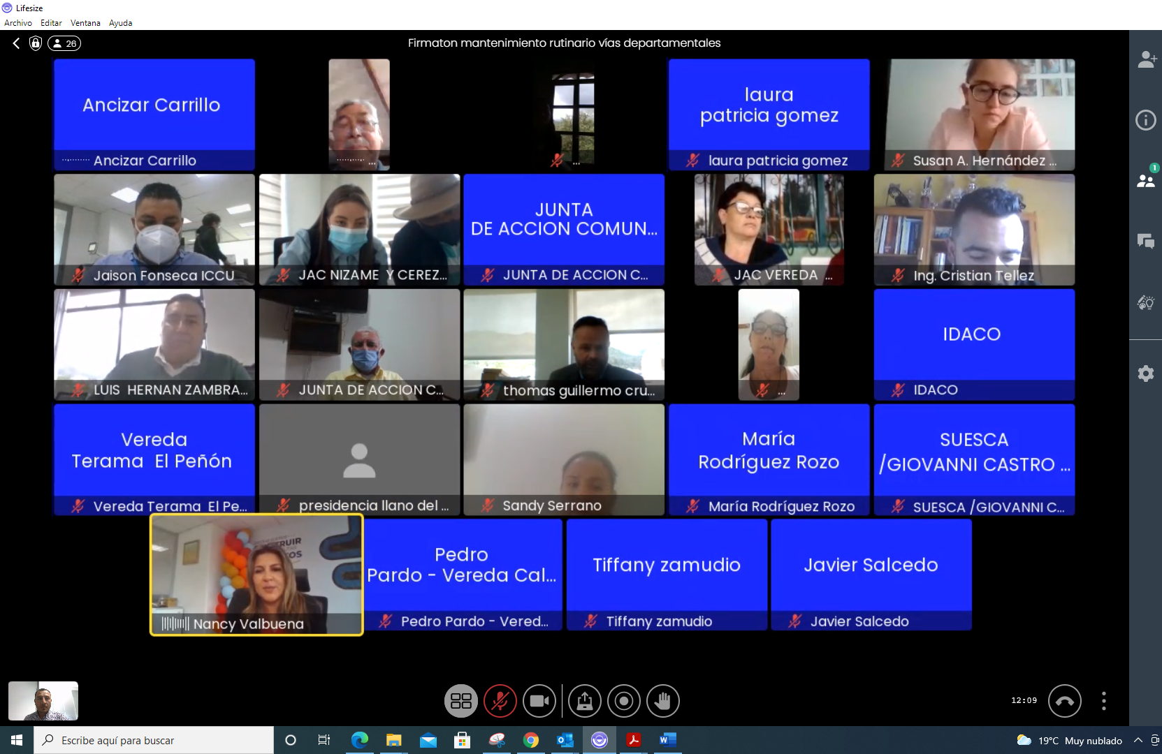 Nuevos mantenimientos en 261 km de vías secundarias
