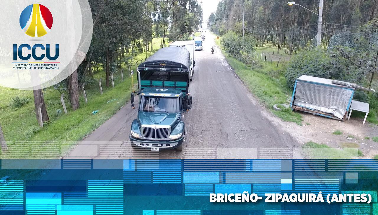 Intervenimos la vía Briceño &ndash; Zipaquirá para mejorar su estado de transitabilidad