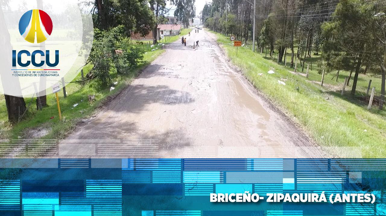 Intervenimos la vía Briceño &ndash; Zipaquirá para mejorar su estado de transitabilidad