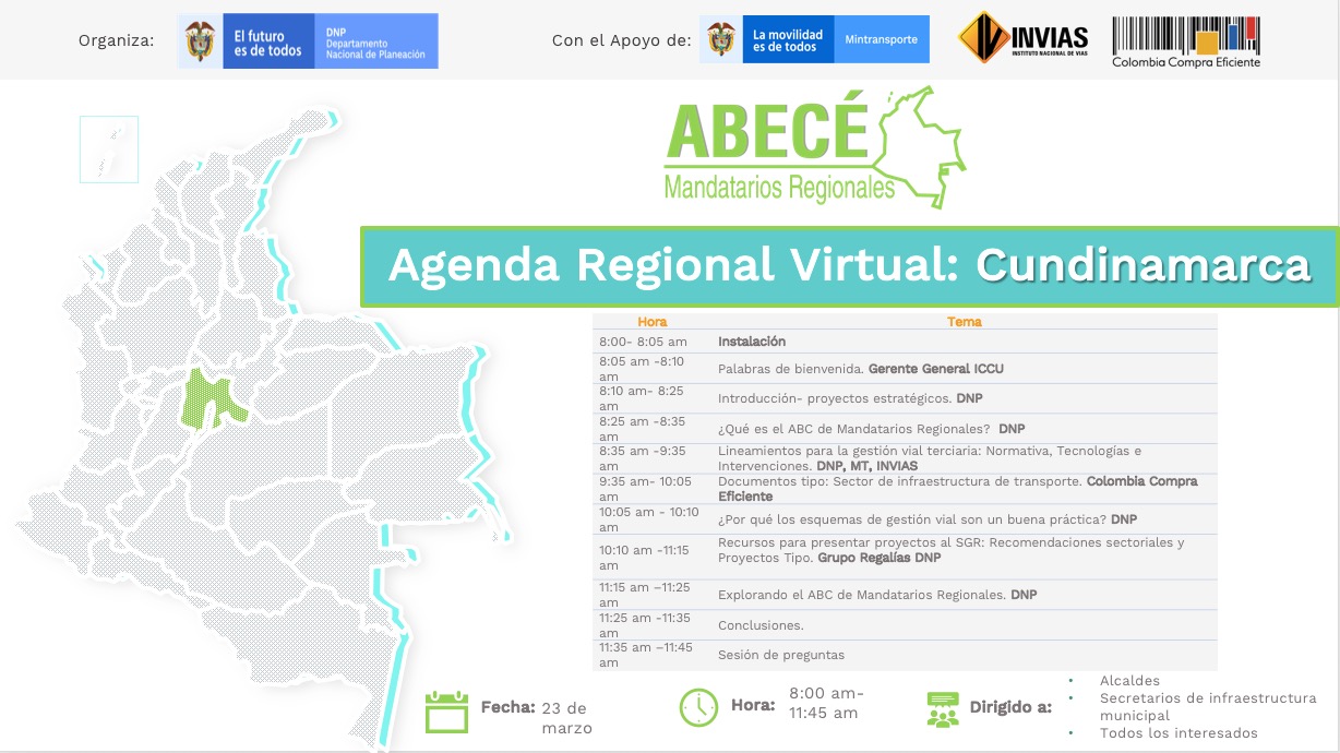 Abecé de Mandatarios Regionales por el DNP