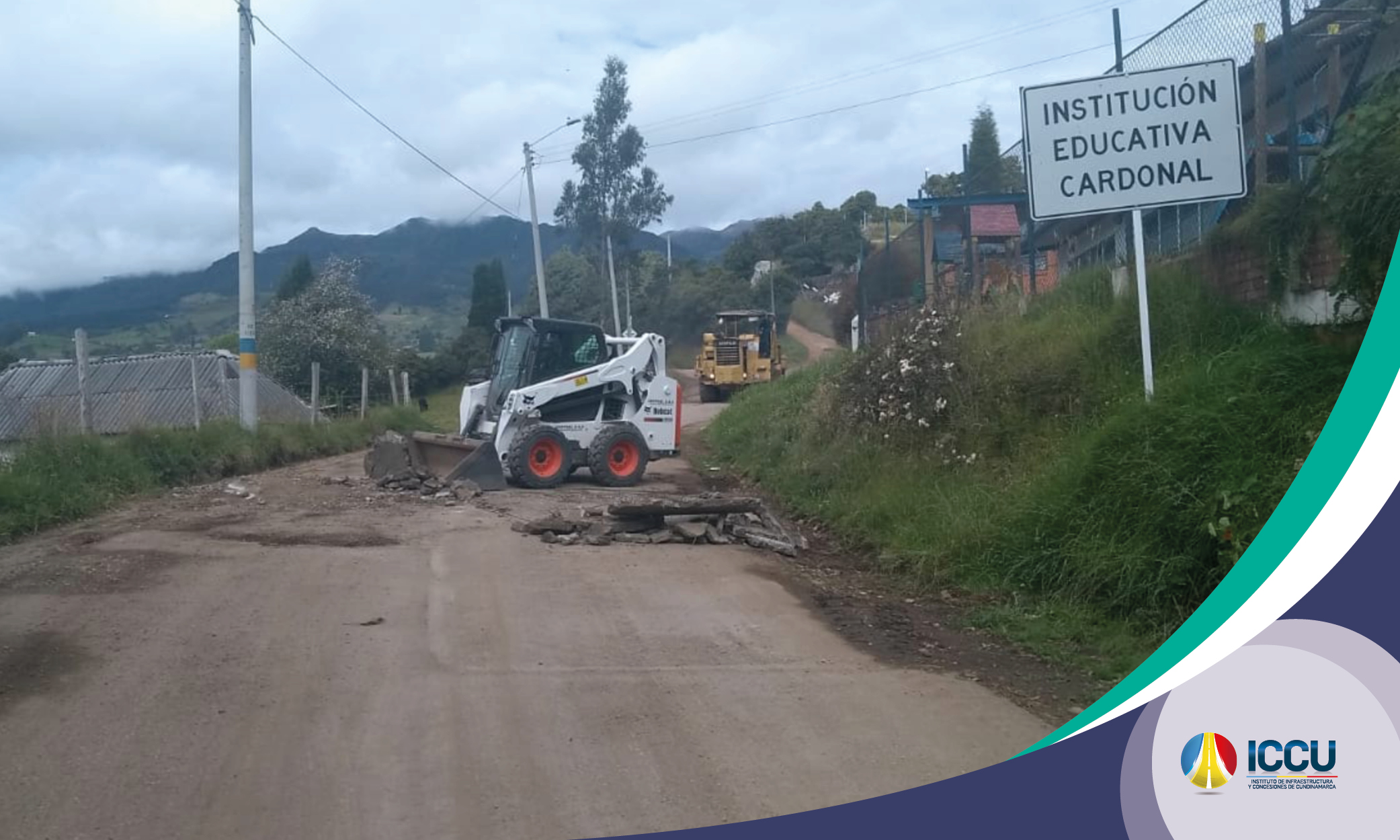 Avanzamos en obras en la vía Cogua &ndash; Neusa