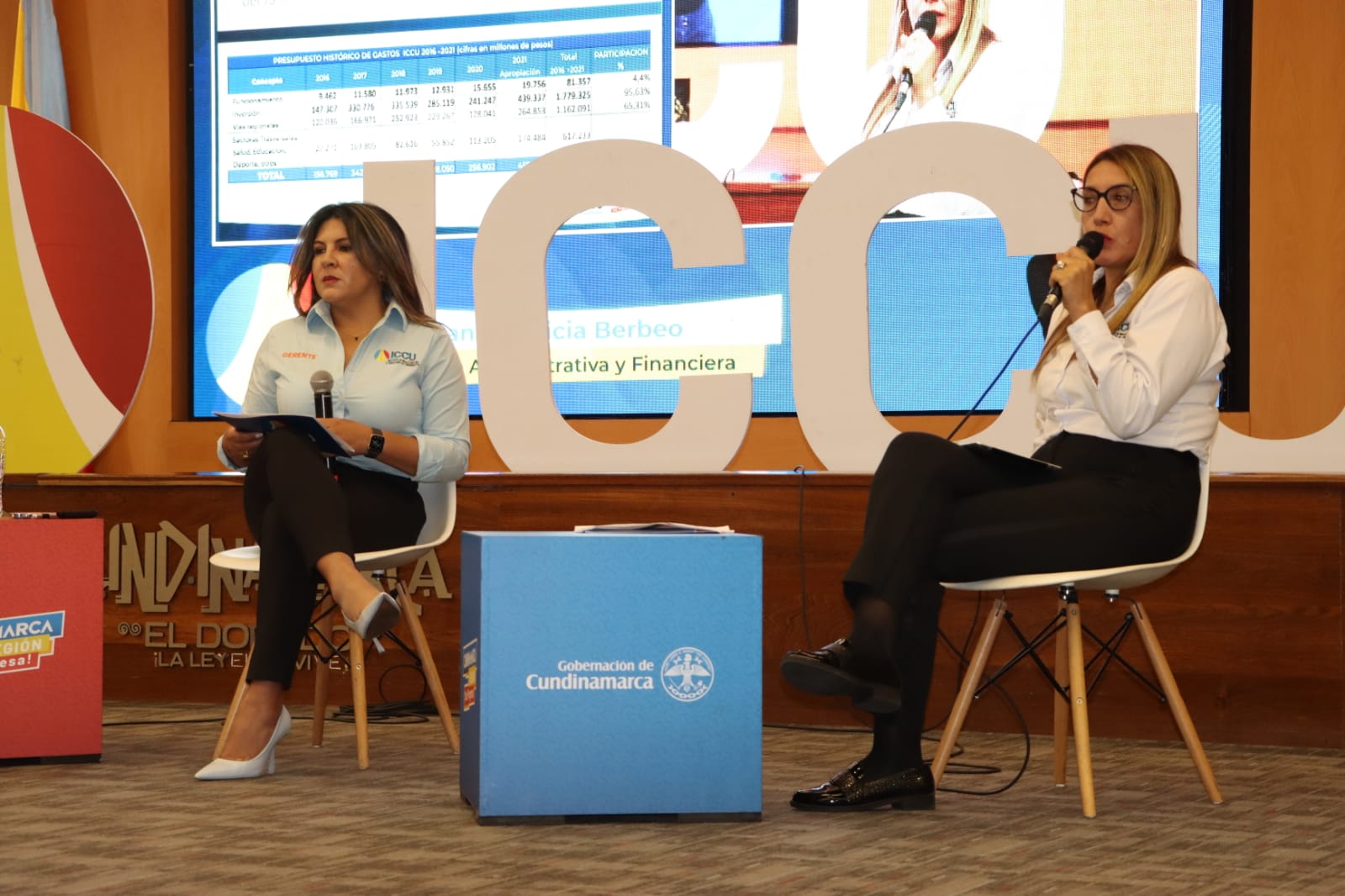 El ICCU rindio cuentas a los cundinamarqueses